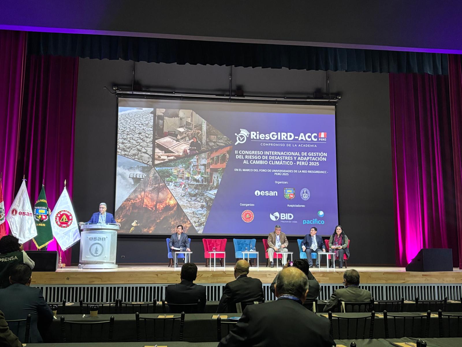 Congreso internacional de gestión del riesgo de desastres y adaptación al cambio climático Perú